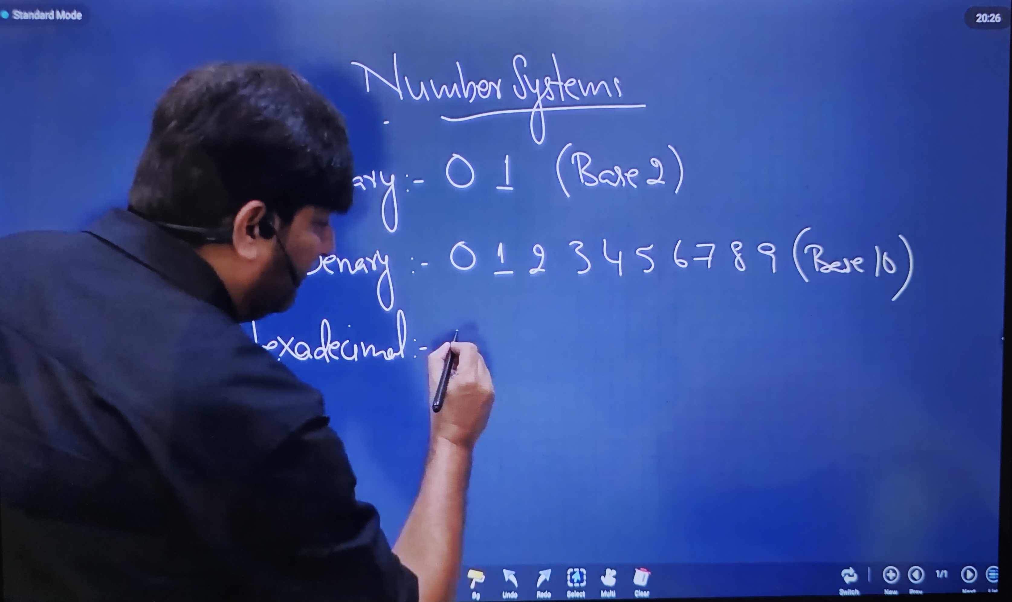 A showcase of the Learning Management System